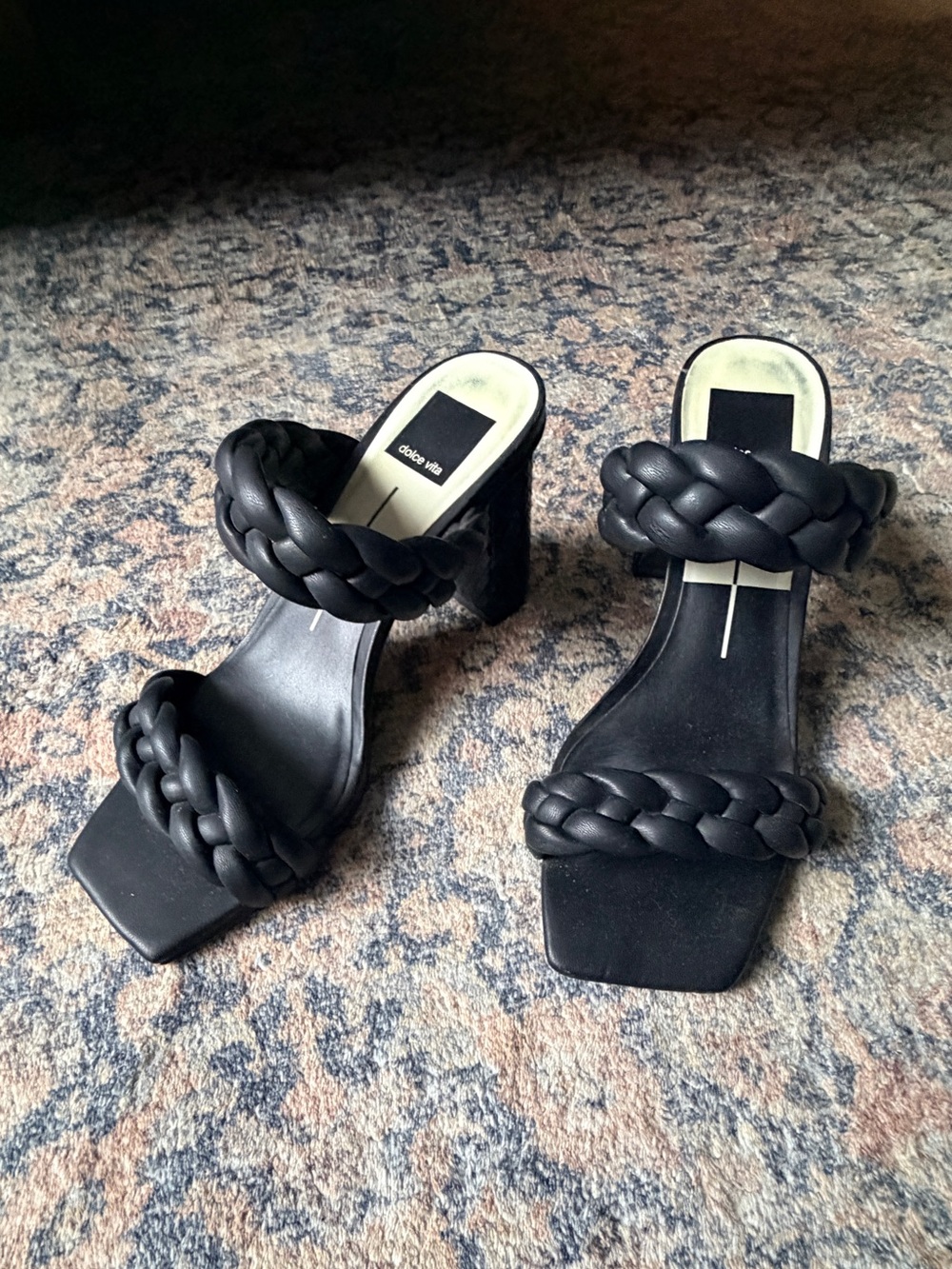 Dolce Vita Braided Heeled Sandals Size 7
